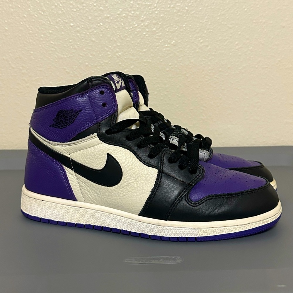 Nike Air Jordan 1 Retro High OG Court Purple GS 2018 575441-501 Sz 6.5 Y WMNS 8